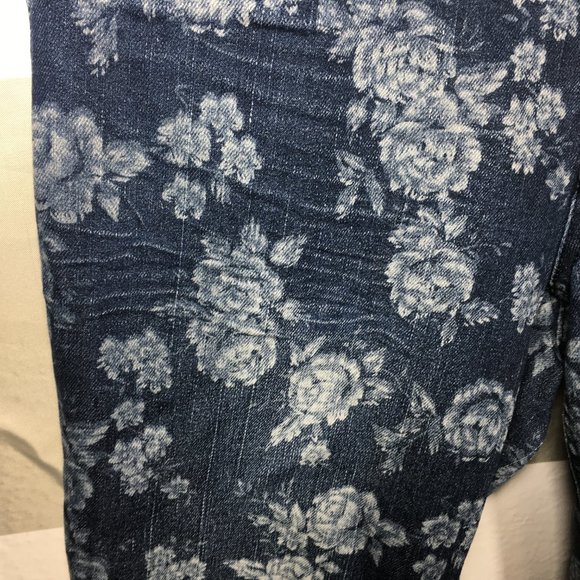 Rewash Brand Denim Jeans Junior Size 9 Floral - Picture 2 of 6